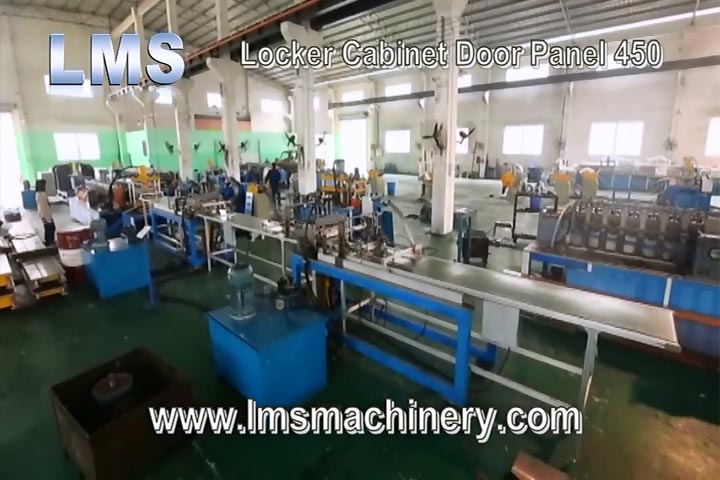 LMS Locker Cabinet Door Panel Roll Forming Line